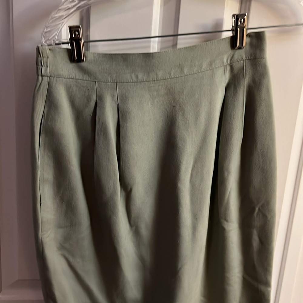 Vintage Talbots Classic Seafoam Green Blazer and Skirt - Picture 4 of 4